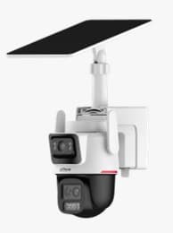 Camara de arriendo autonoma doble lente con panel solar
